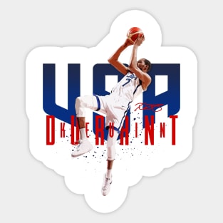 Kevin Durant USA Sticker